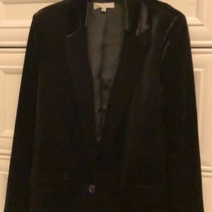 Black Velour Blazer